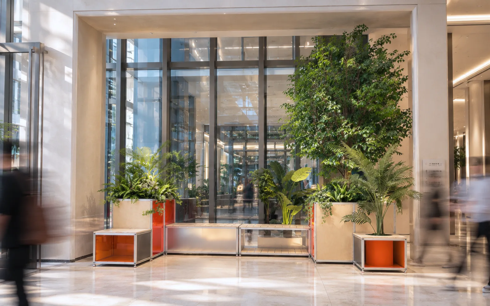 Poly Time Beijing commercial plaza installation